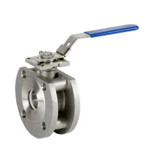 Tipo Wafer. Válvula esfera paso total 1 pieza montaje entre bridas PN 16