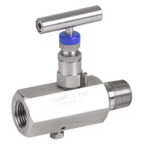 Válvula de aguja – 6000 lbs con purga rosca NPT